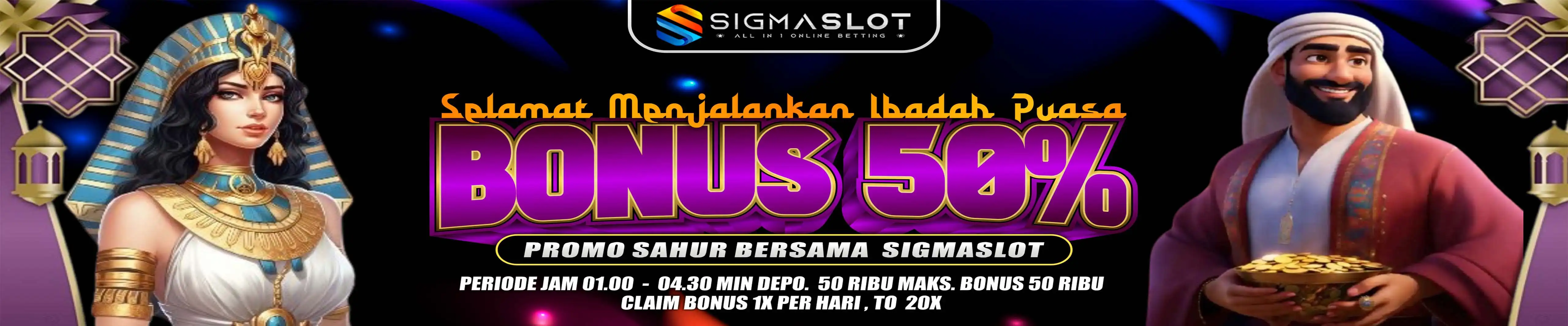 Promo Sahur Bonus Saldo 50%
